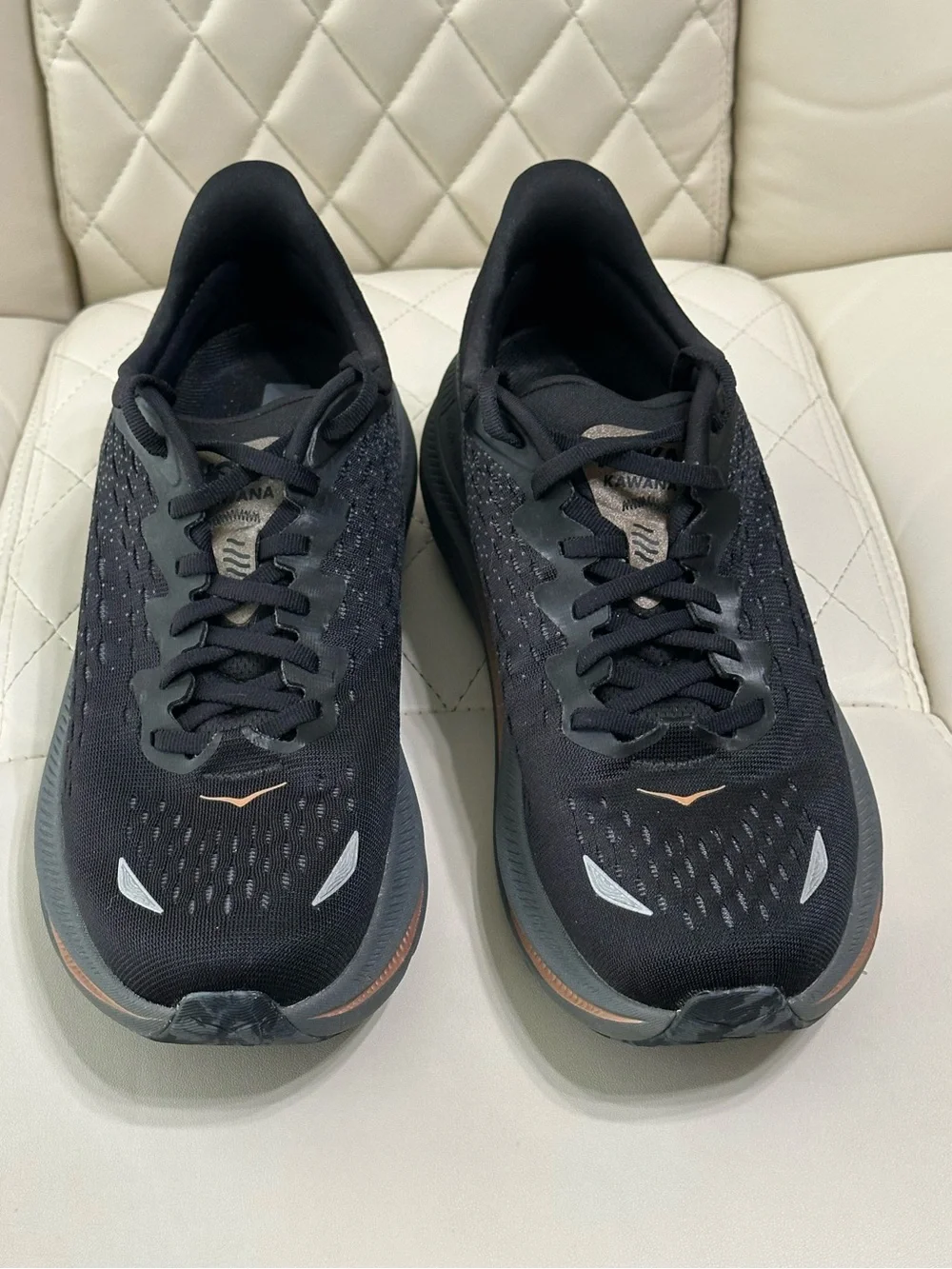 Hoka Kawana shoes Black Copper size 9.5